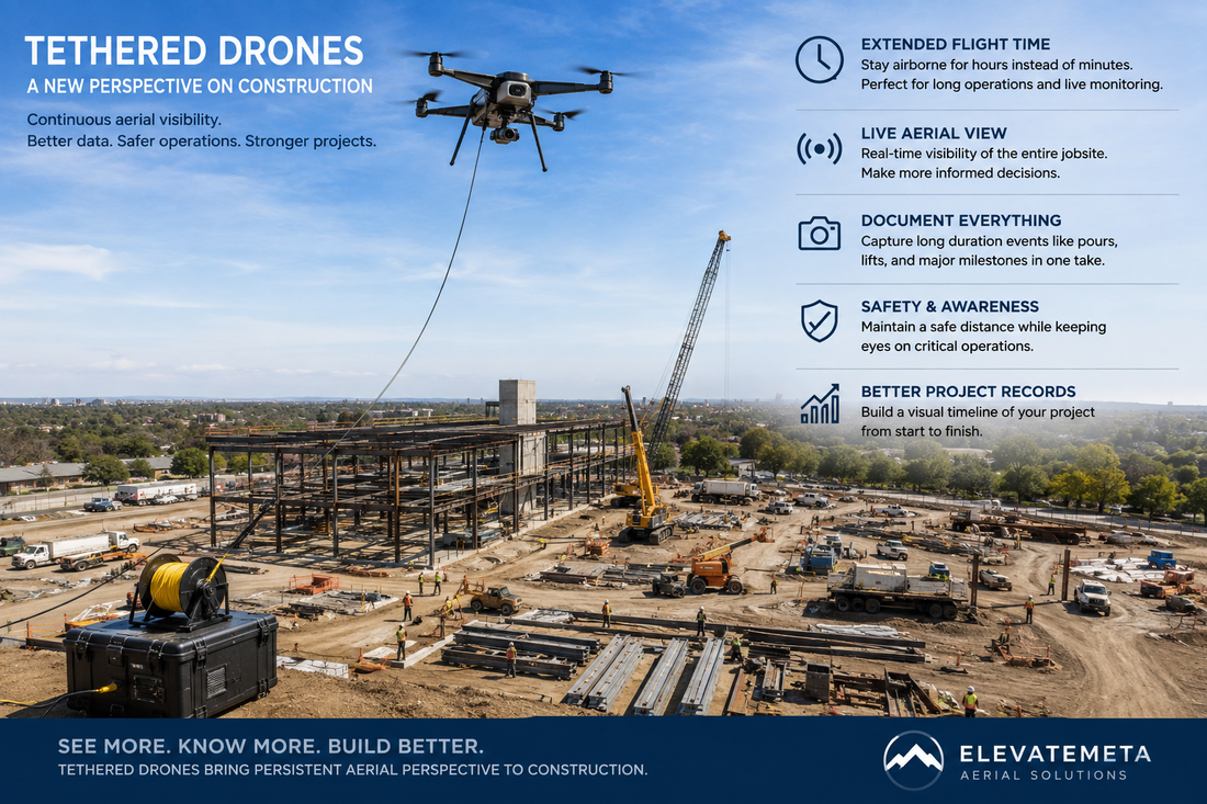 Tethered Drones for Construction: A New Way to Monitor Jobsites From Above
