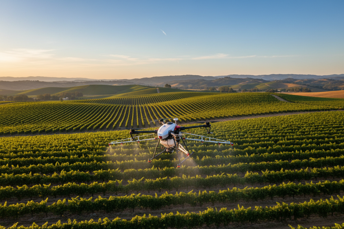 Are Spray Drones Worth It for California Vineyards?