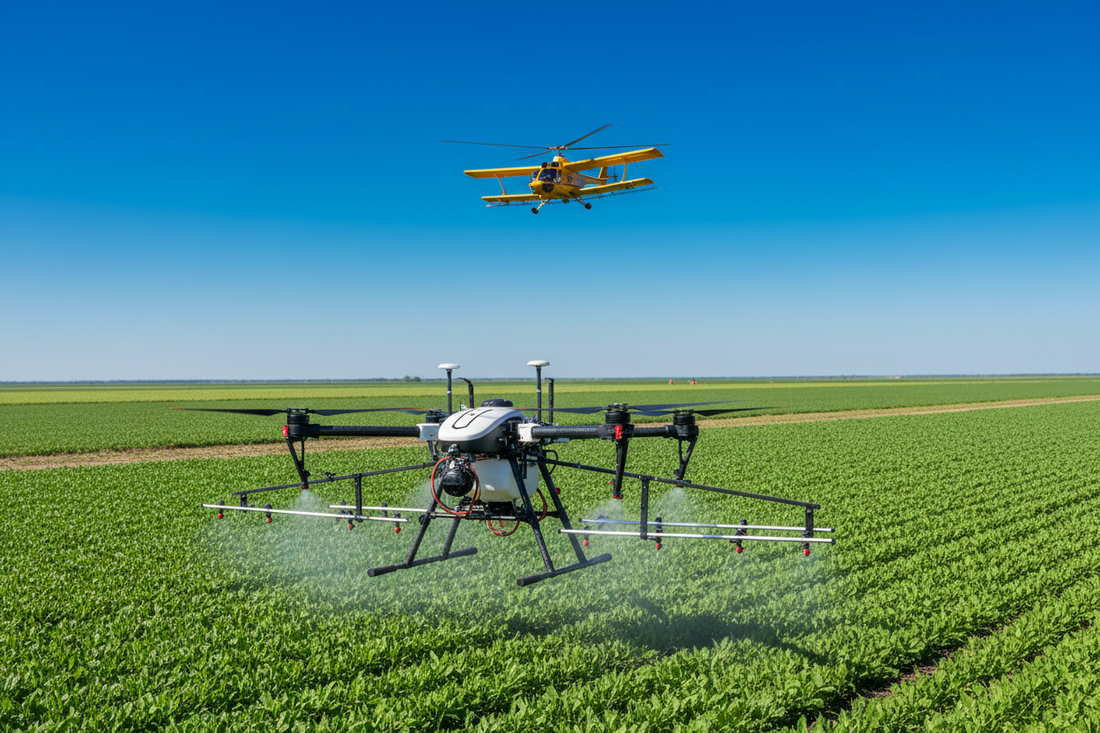 Can Spray Drones Replace Helicopter or Airplane Spraying?