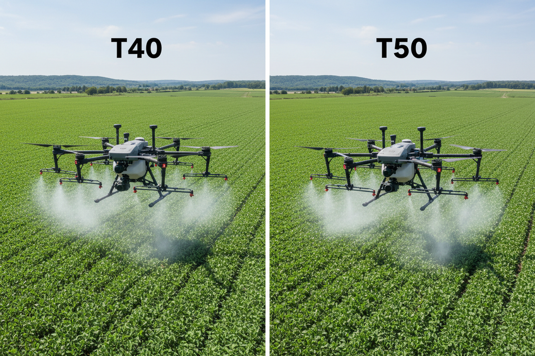 DJI Agras T40 vs T50: Which Spray Drone Fits Your Farm?