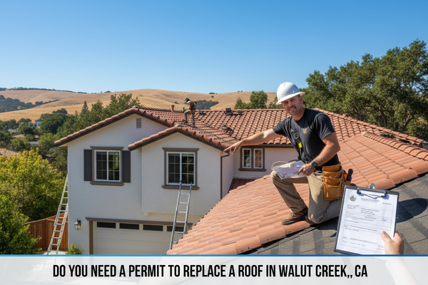 Do You Need a Permit to Replace a Roof in Walnut Creek, CA?