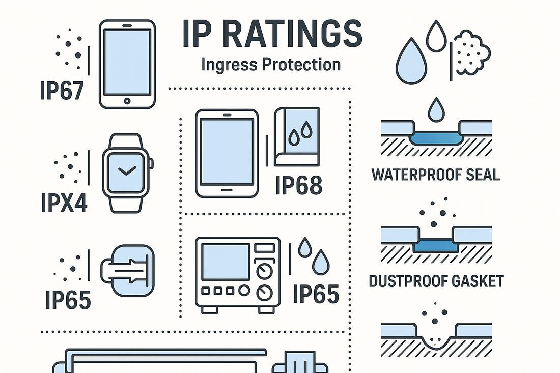 🌧 What Is an IP Rating? A Simple Guide to Waterproof and Dustproof Tech