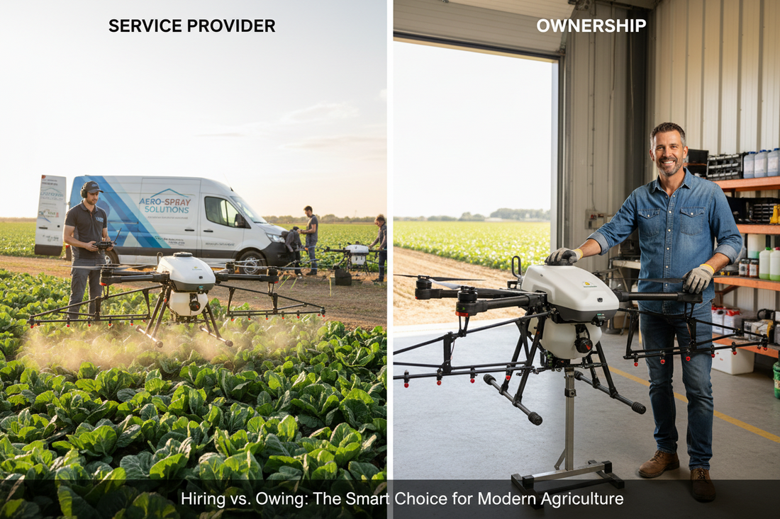 Should You Hire a Spray Drone Service or Own One?