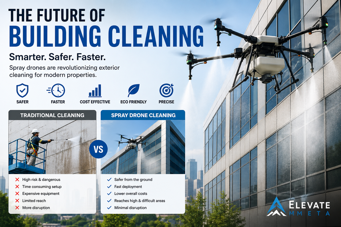 Why Spray Drones Are Changing the Future of Building Cleaning