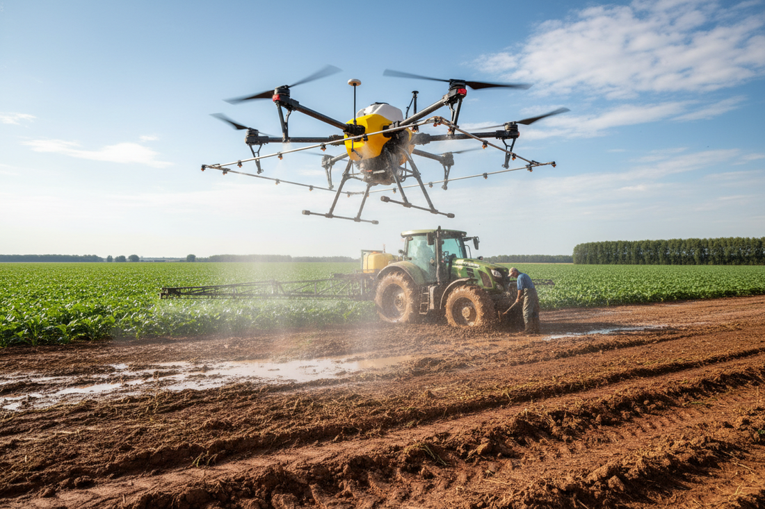 Why Spray Drones Work Better After Rain Than Ground Equipment