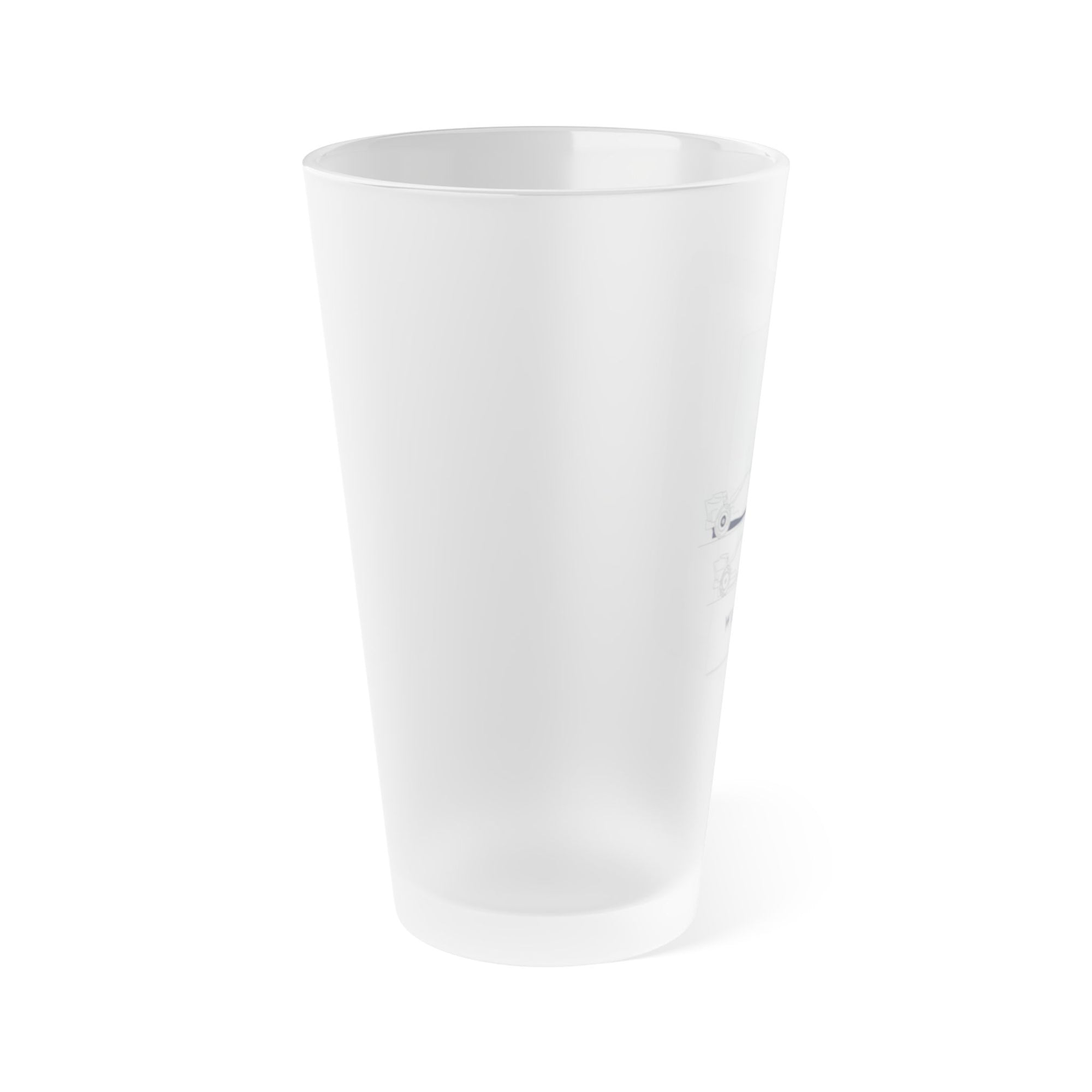Williams F1 Frosted Pint Glass