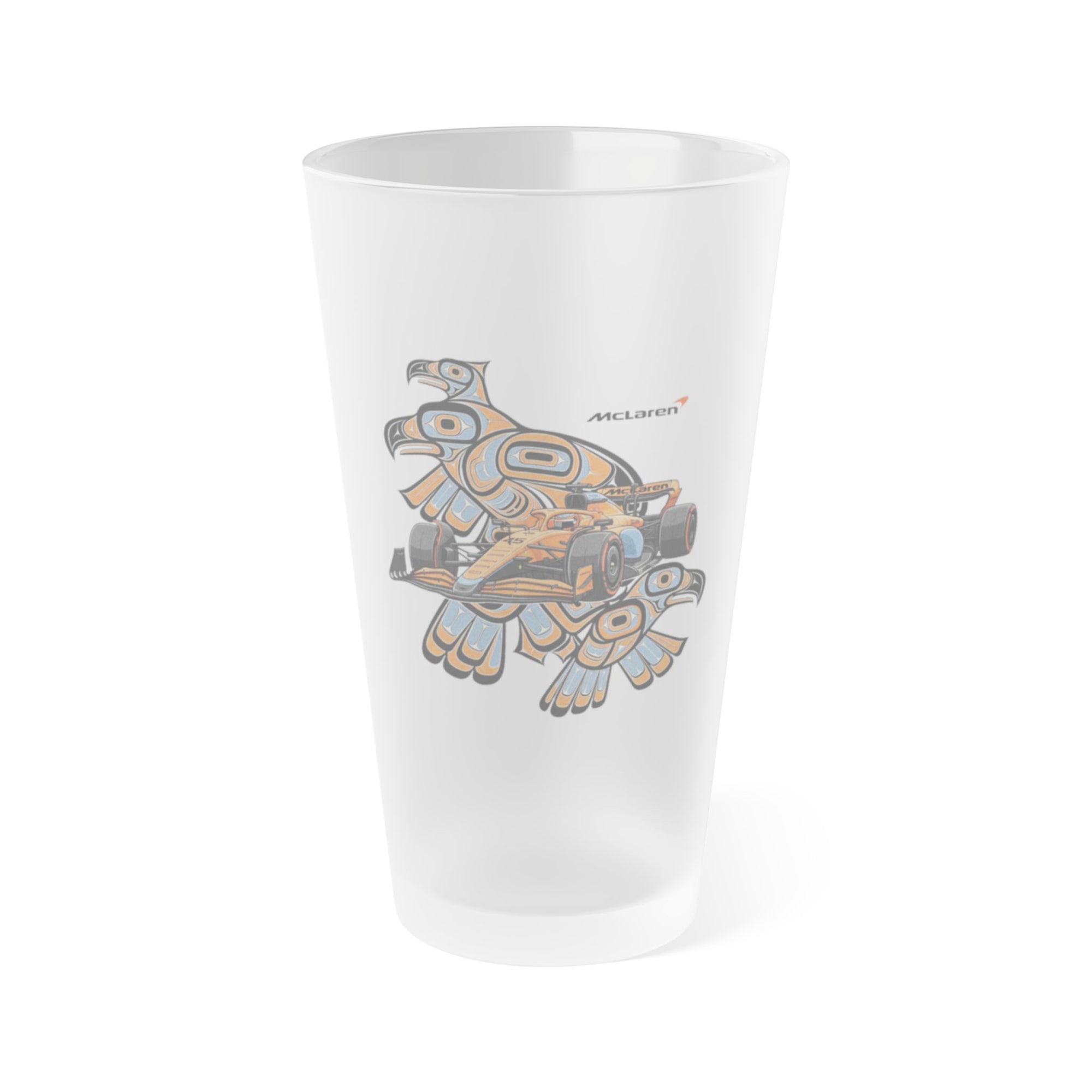McLaren F1 Frosted Pint Glass