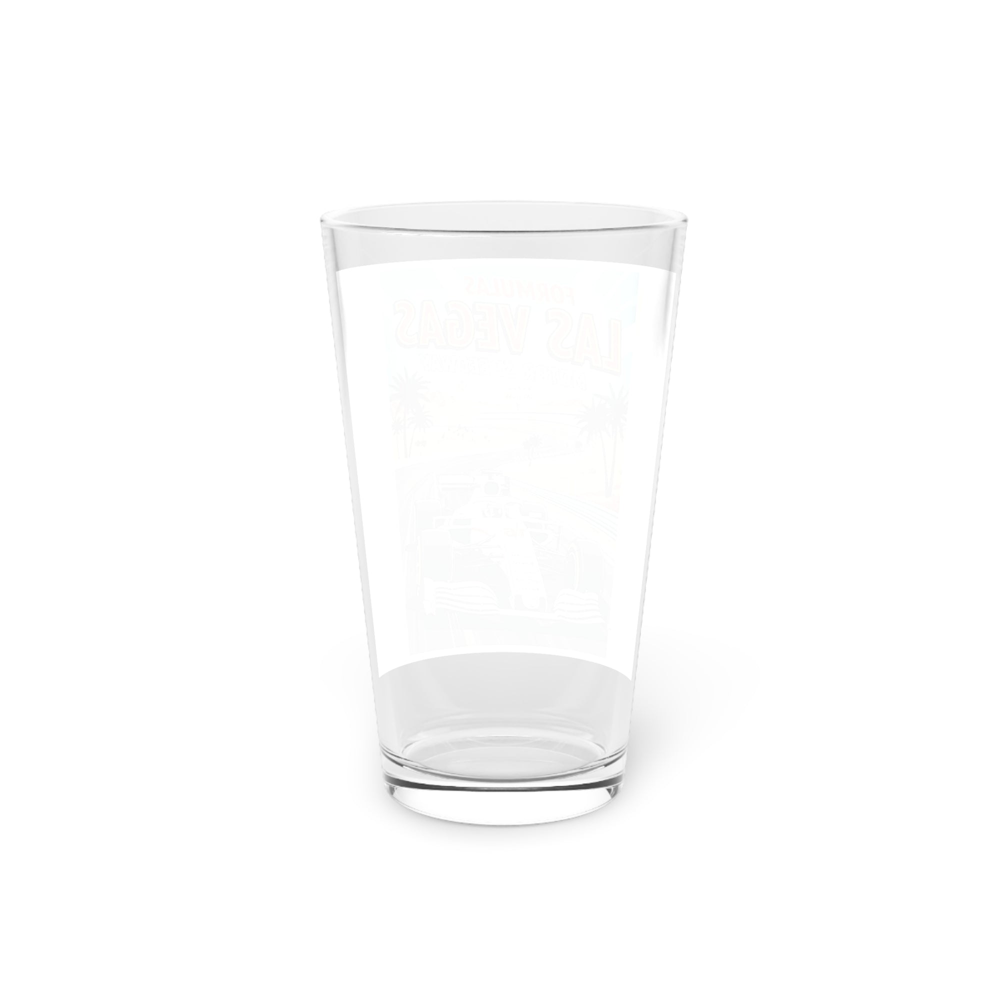 Retro Vegas Pint Glass - 16oz, Vintage Racing Glass, Perfect for Parties, Gifts, Home Bar, Collectible drinkware