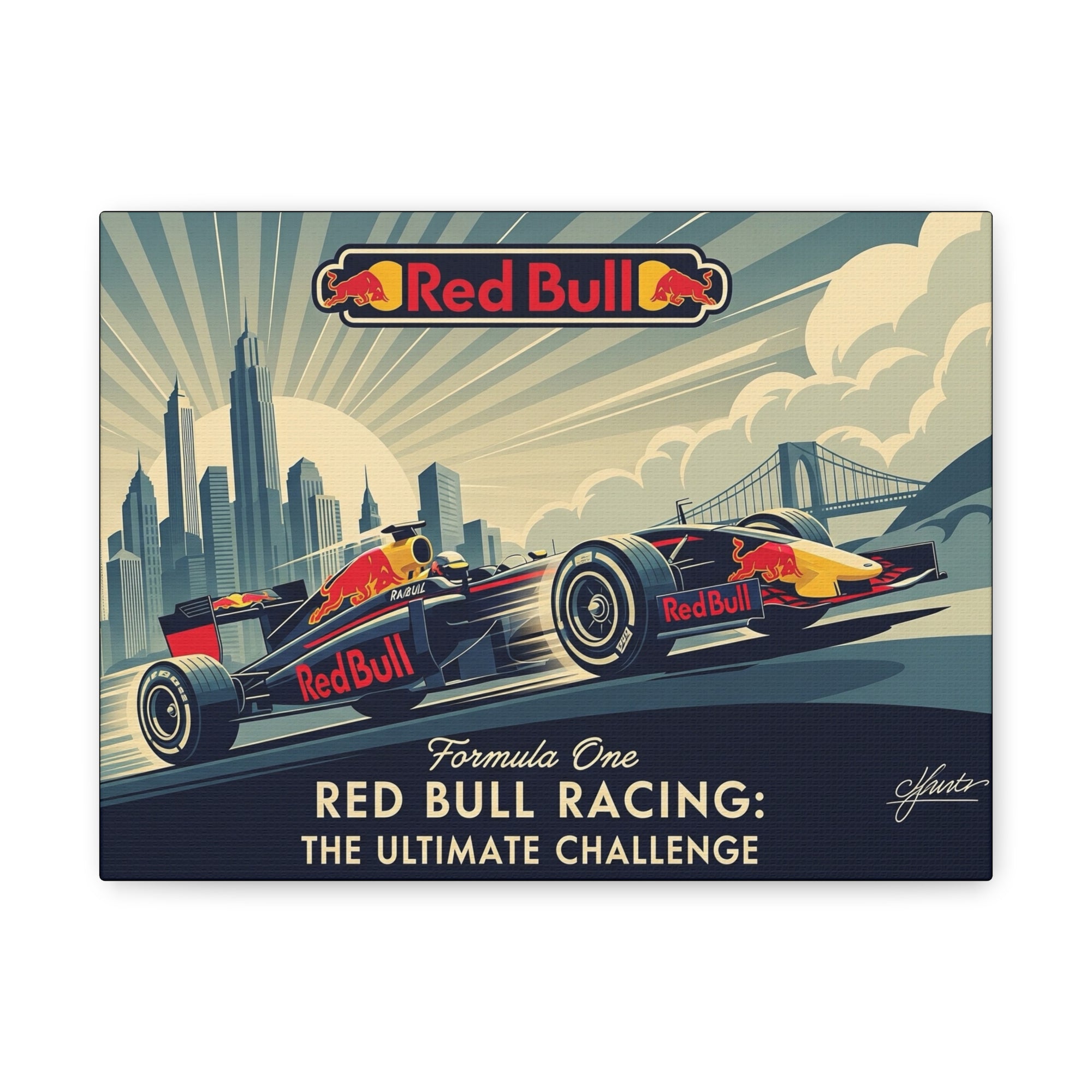 Canvas Print - Red Bull Formula One Racing