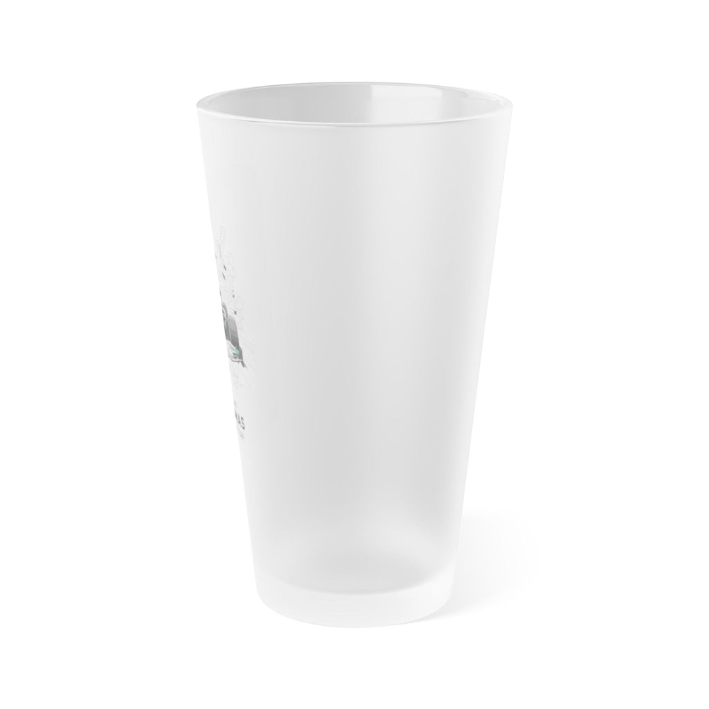 Mercedes Benz F1 Frosted Pint Glass