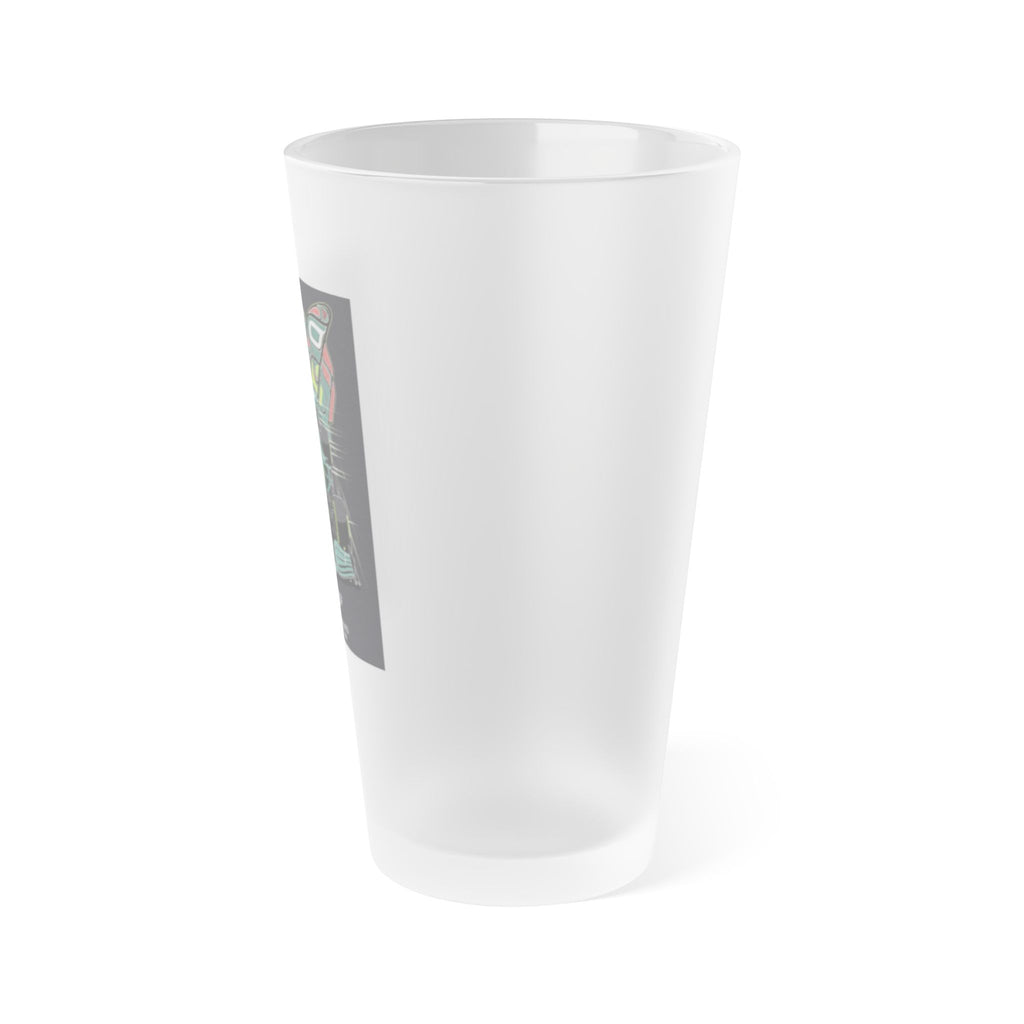 Aston Martin  F1 Frosted Pint Glass