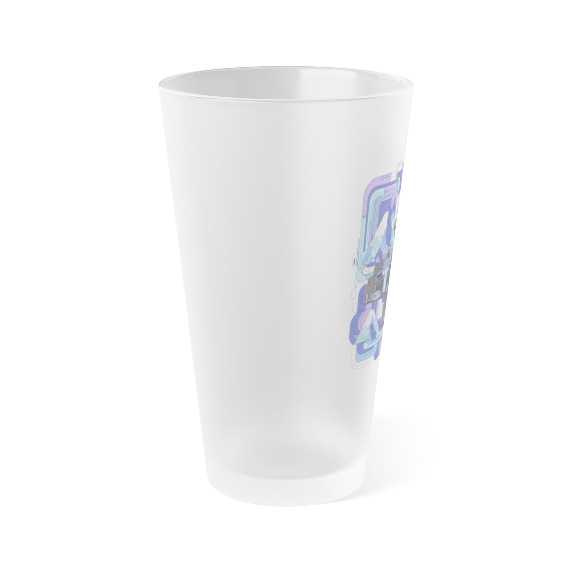 Alpine F1 Frosted Pint Glass