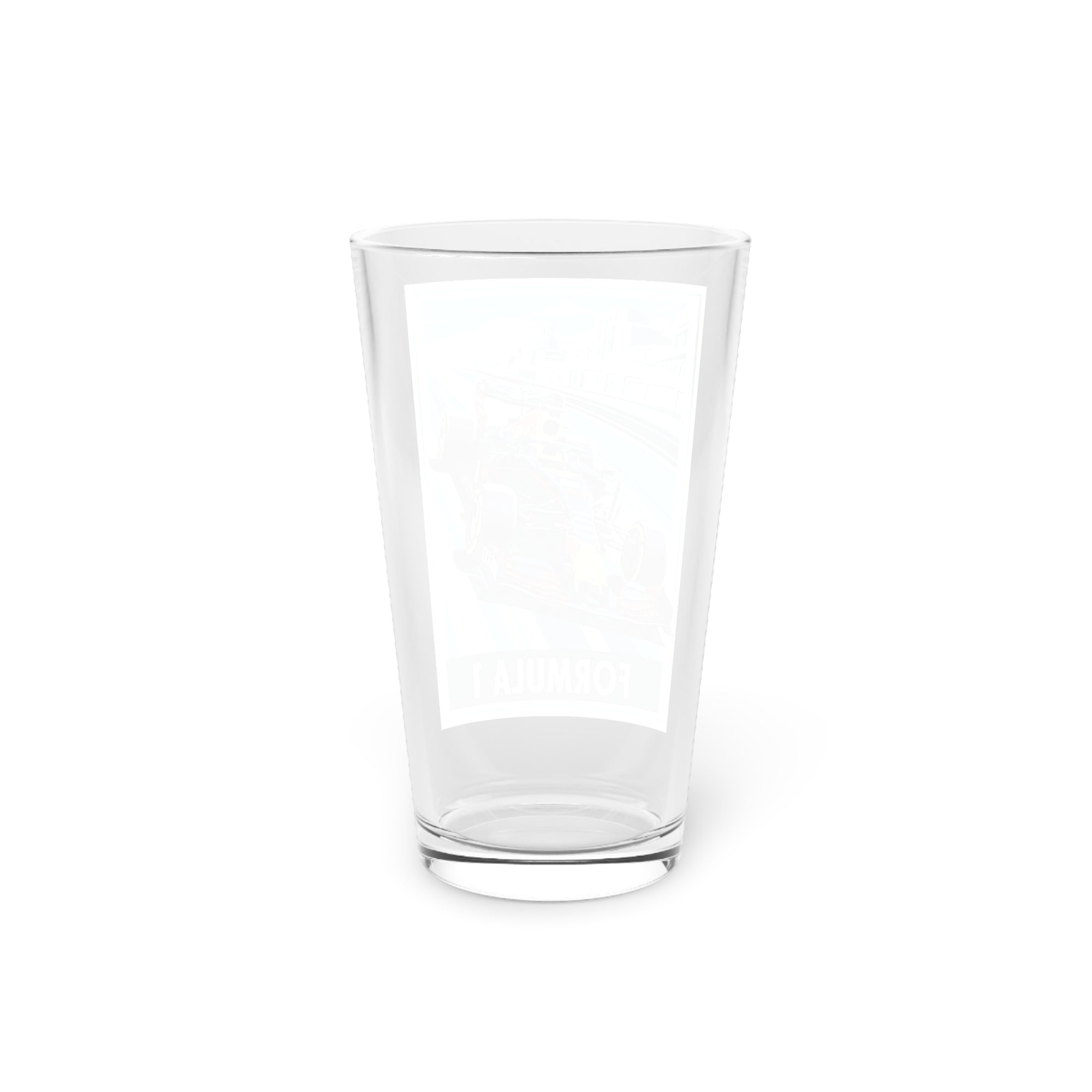 Pint Glass - Red Bull Formula One Design, 16oz