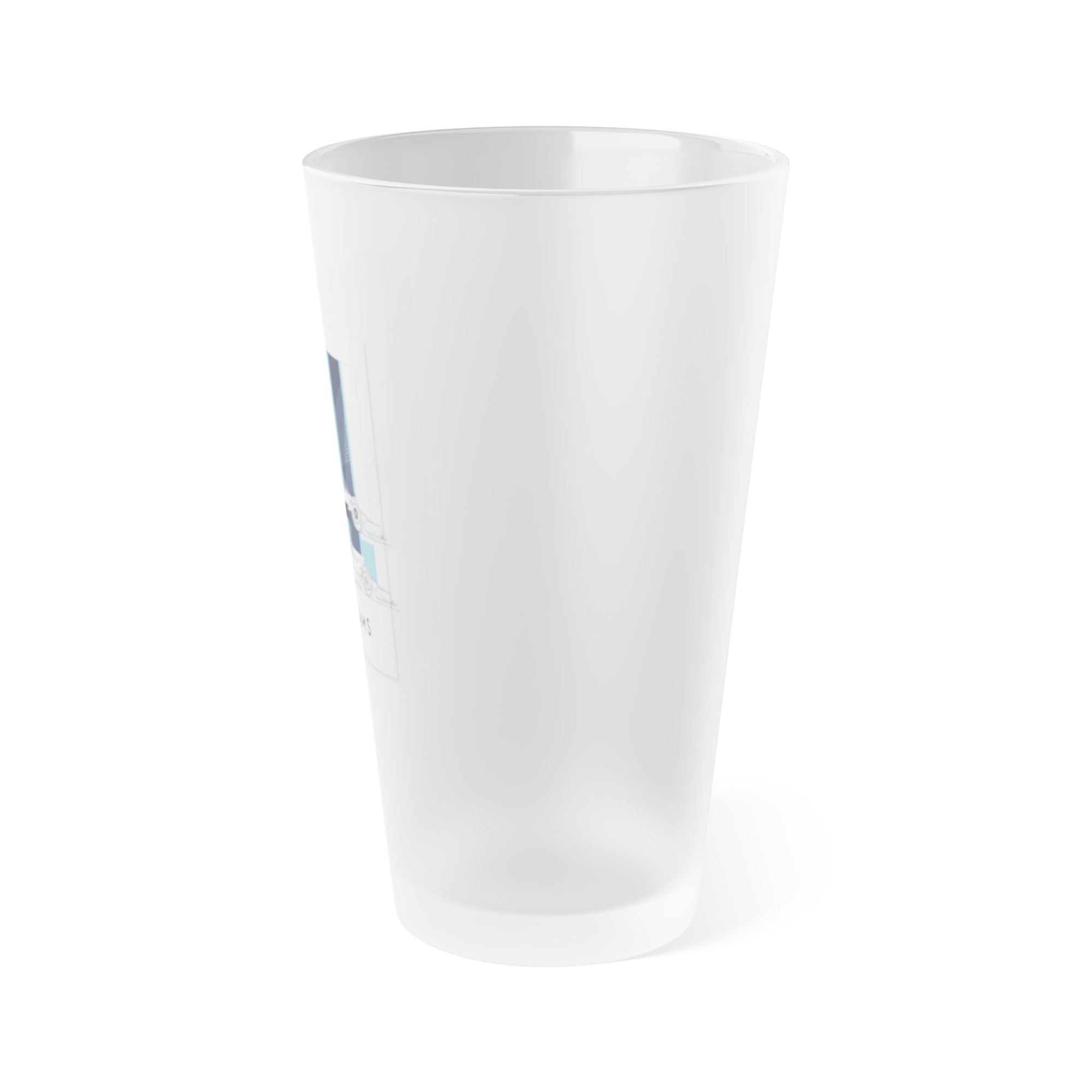 Williams F1 Frosted Pint Glass