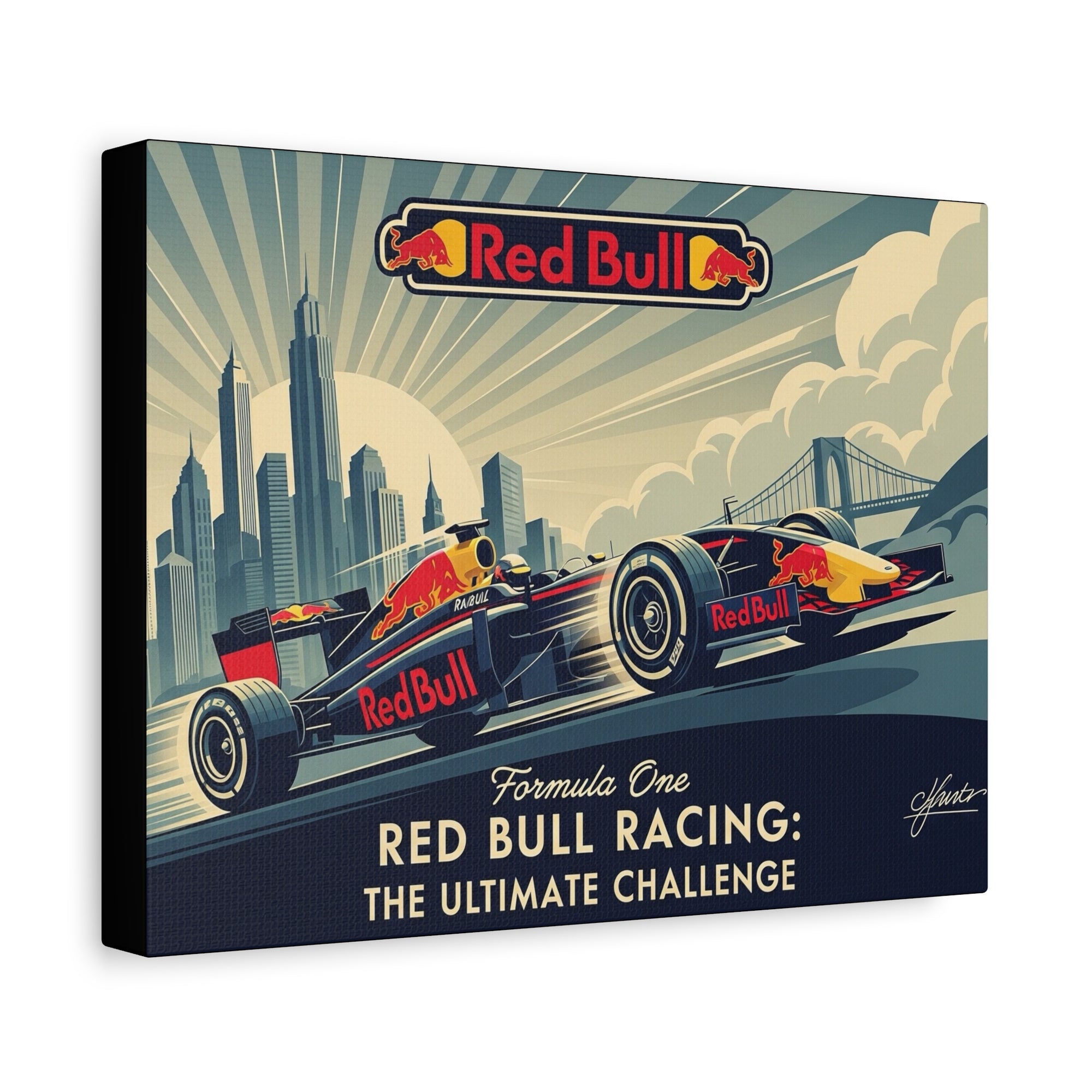 Canvas Print - Red Bull Formula One Racing