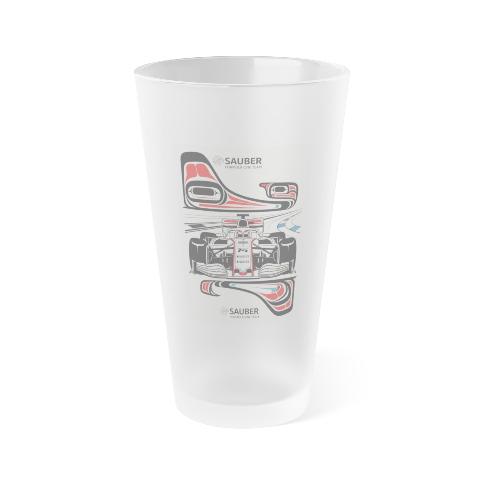 Sauber F1 Frosted Pint Glass