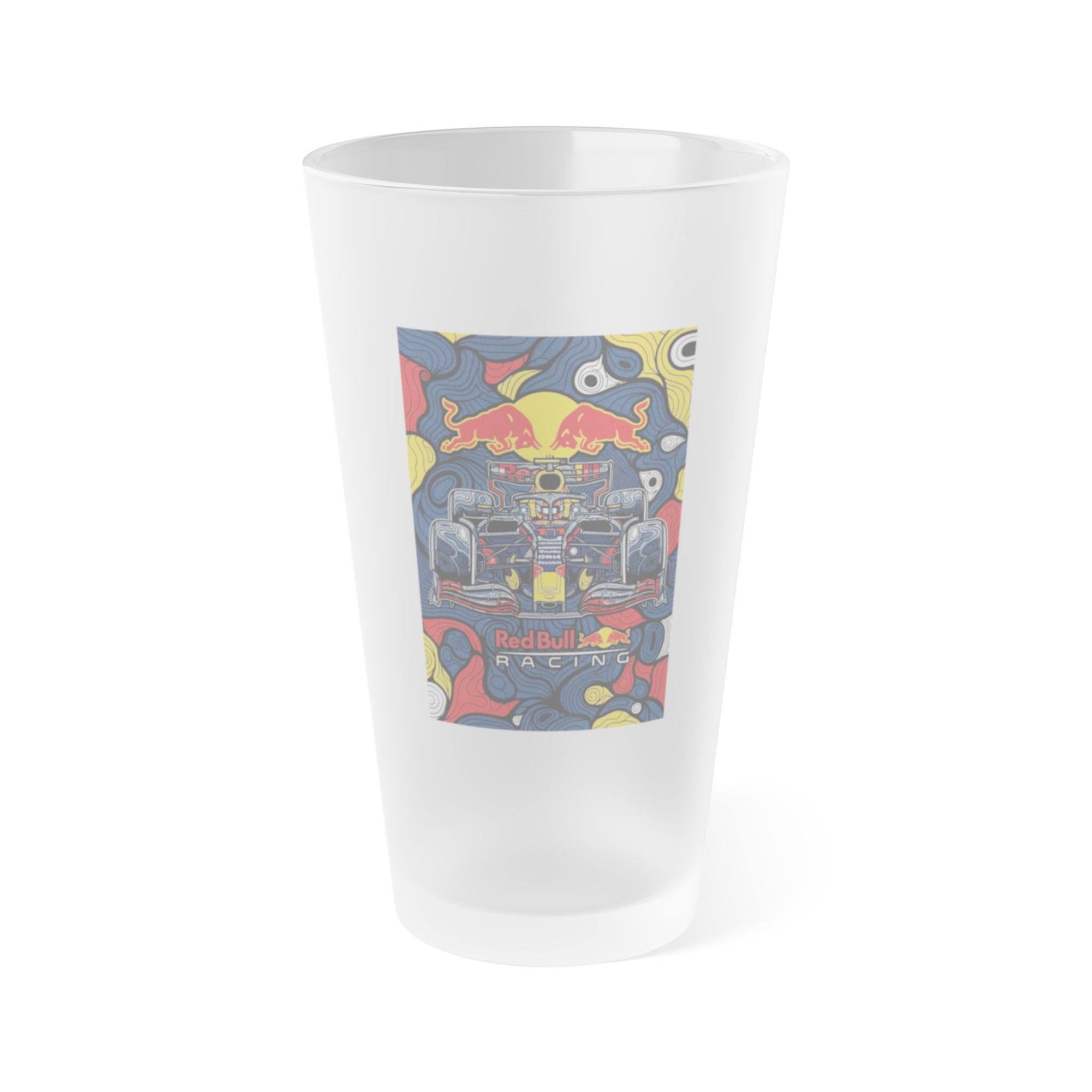 Red Bull F1 Frosted Pint Glass