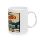 Hopkins Landing Sea Swim 2026 Ceramic Mug — Vintage Coastal Poster Design (11oz/15oz)