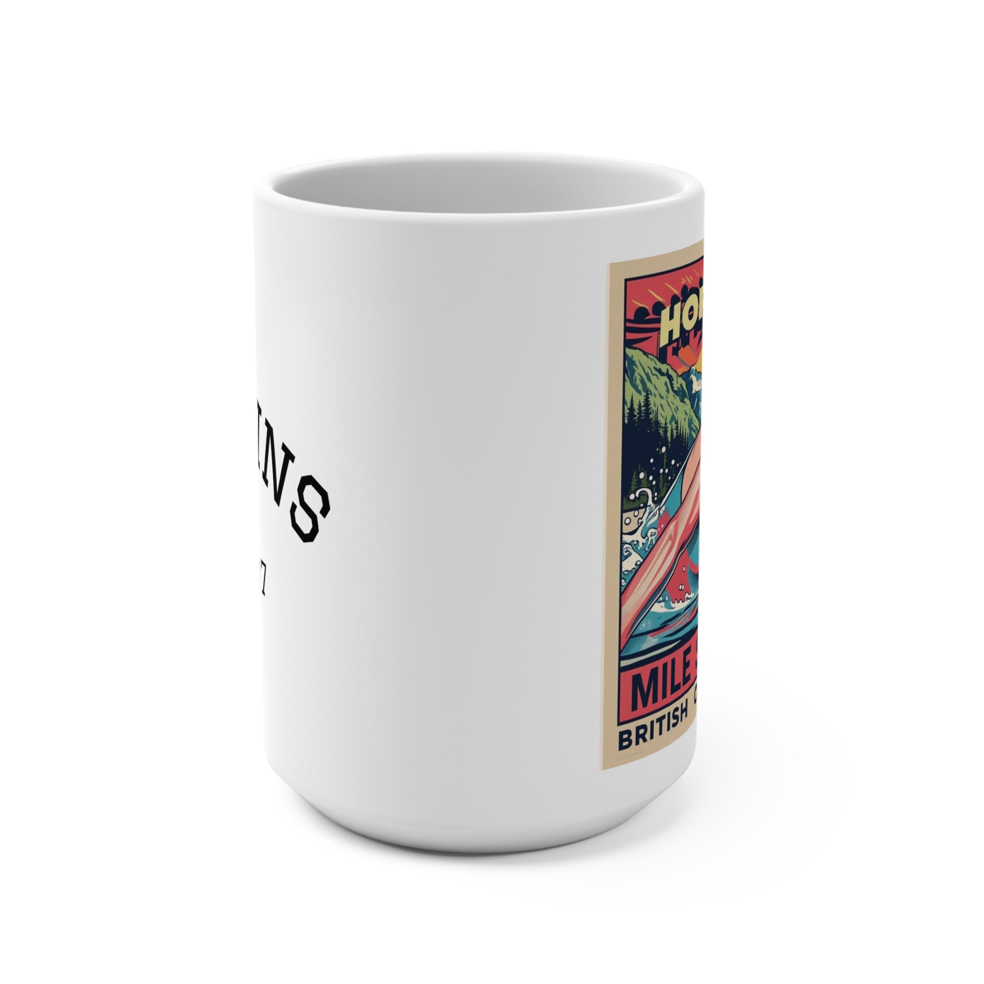 Vintage Swim Mug, 15oz Coffee Cup for Athletes, Sports Lover Gift, Retro Design, Personalized Swim Mug, Swim Event Keepsake