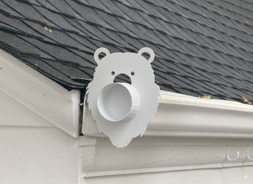 Bear Gutter Eave Accent