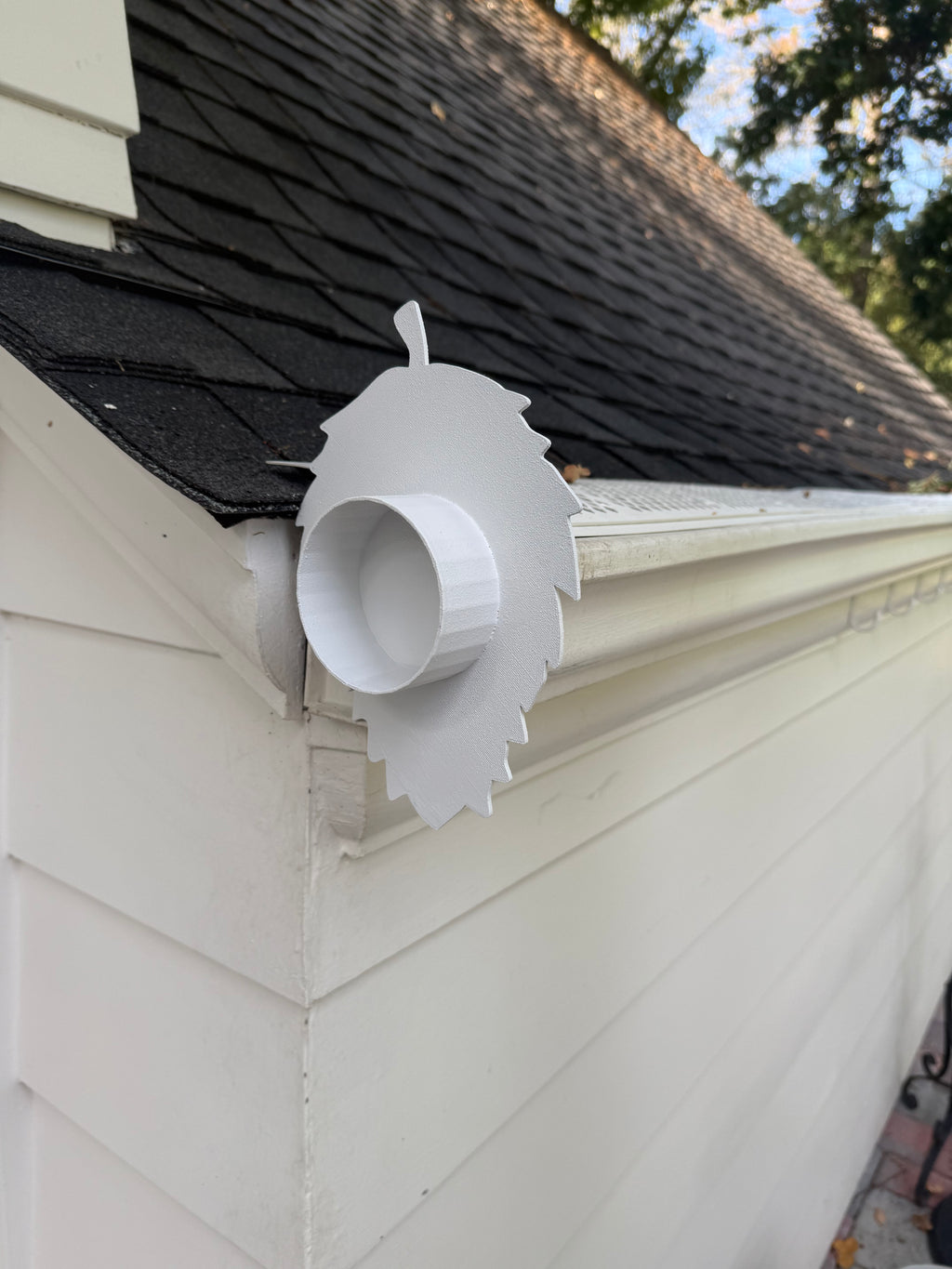 Pine Cone Gutter End Cap