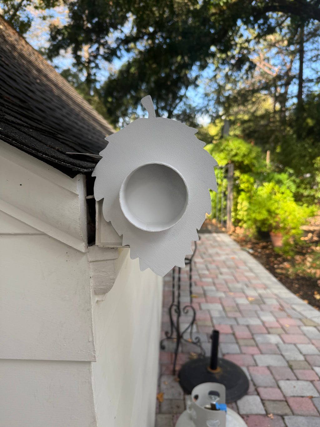 Pine Cone Gutter End Cap
