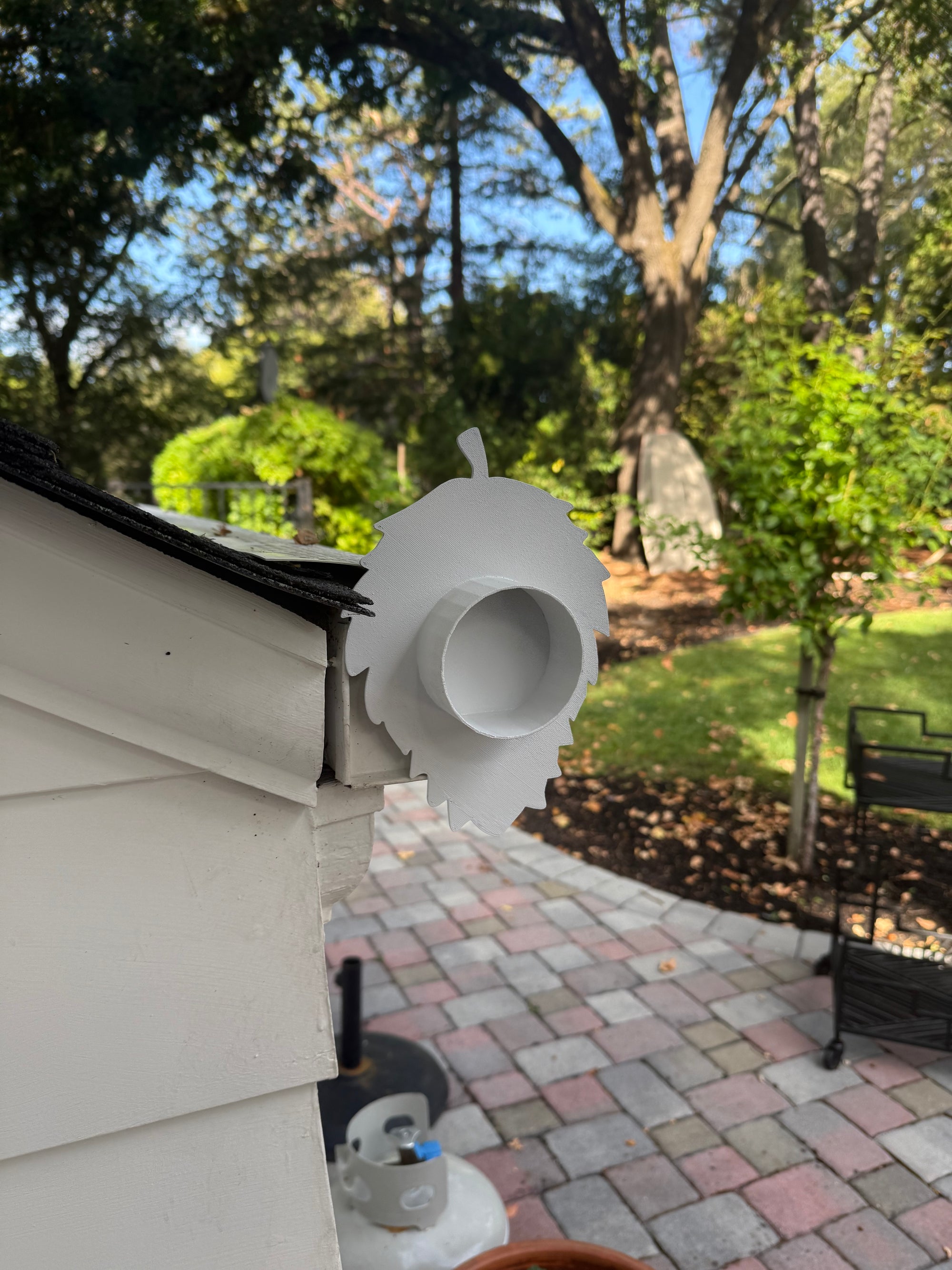 Pine Cone Gutter End Cap