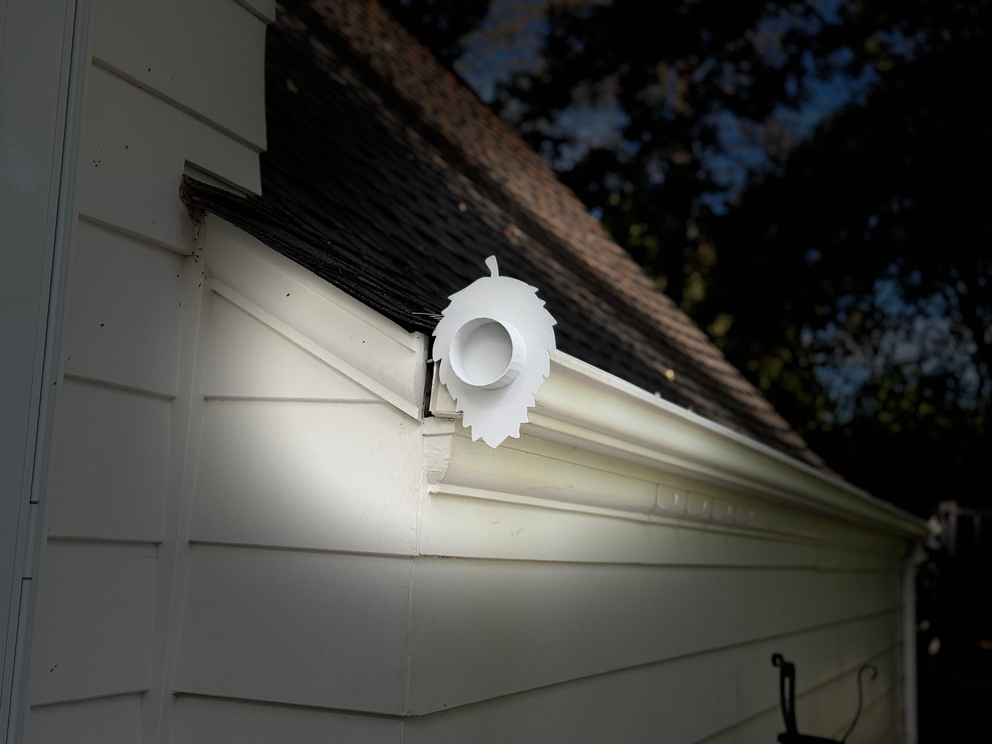 Pine Cone Gutter End Cap
