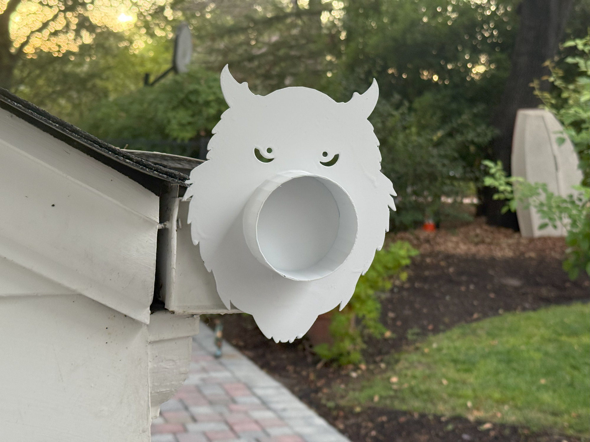 Owl Gutter End Cap