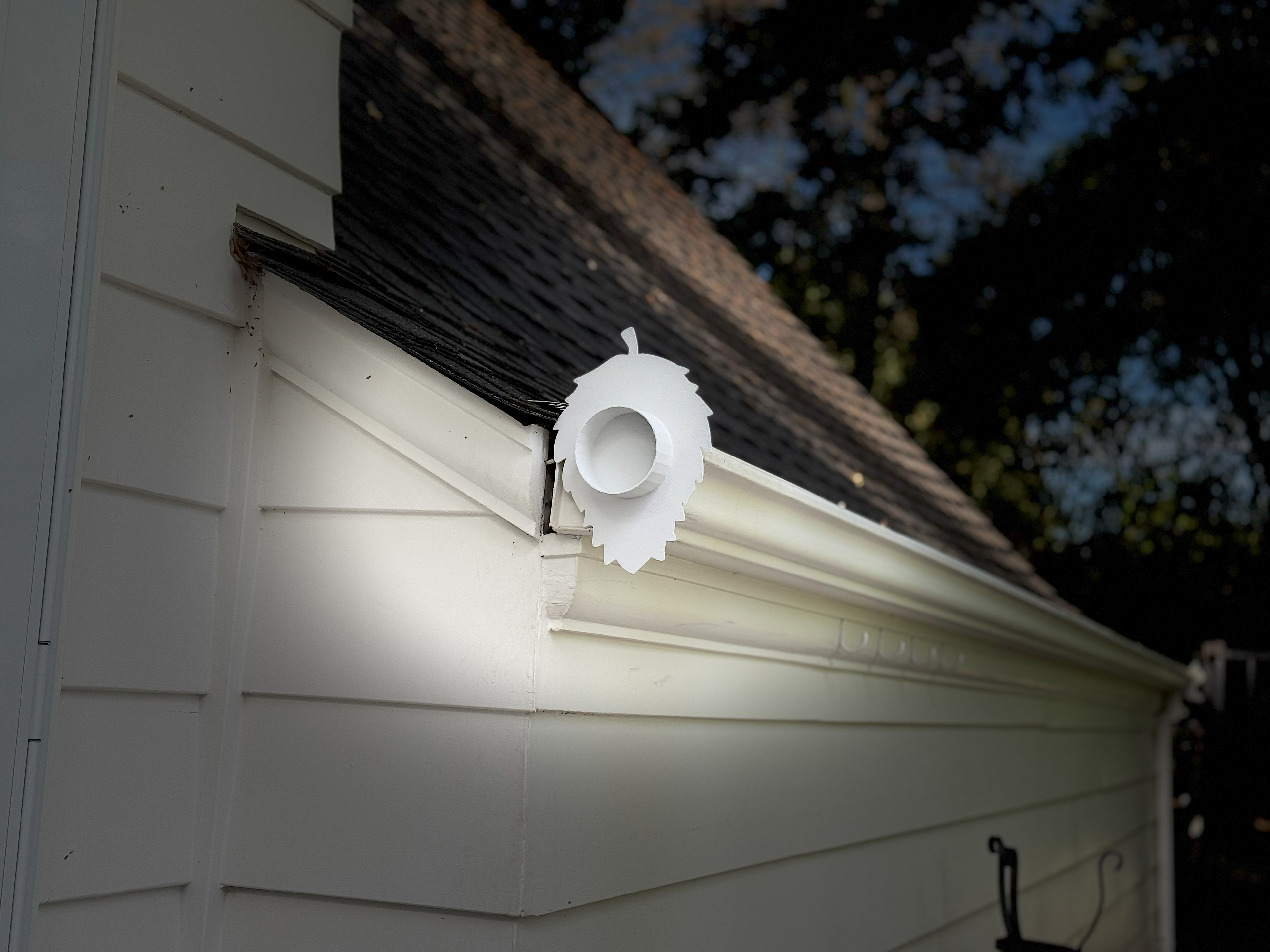 Pine Cone Gutter Decoration