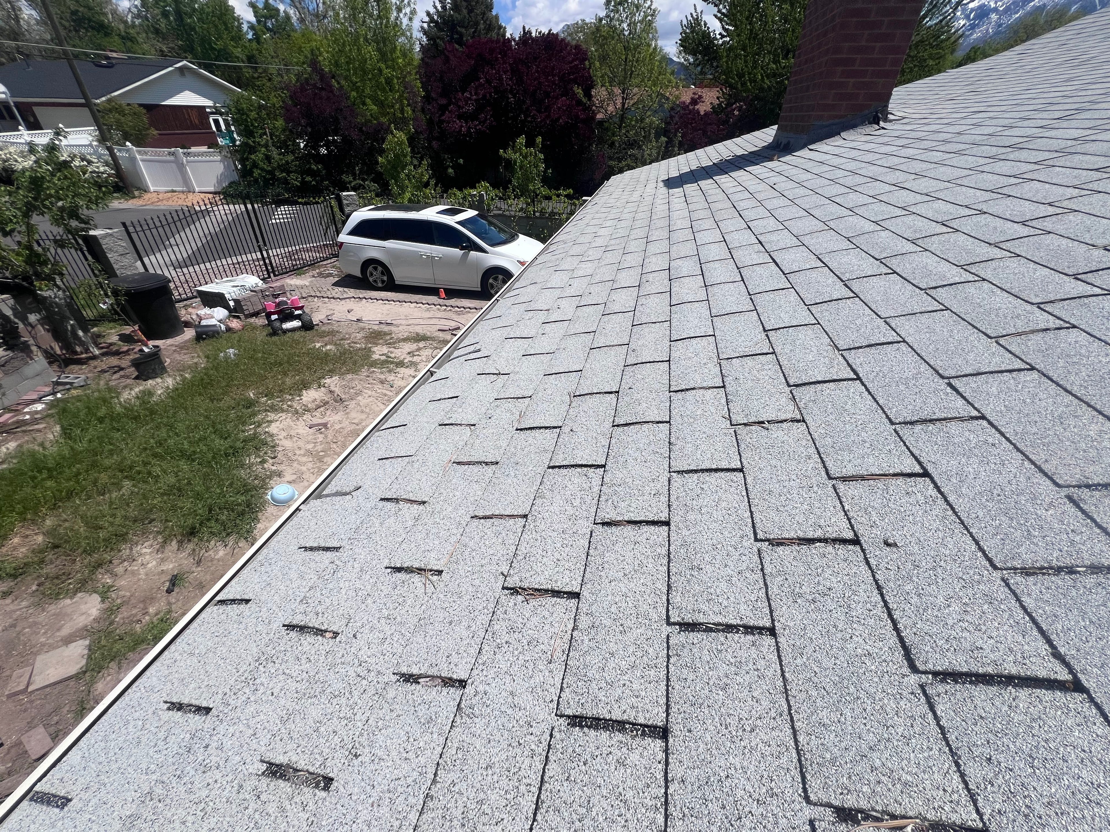 Drone roof inspection in Walnut Creek California